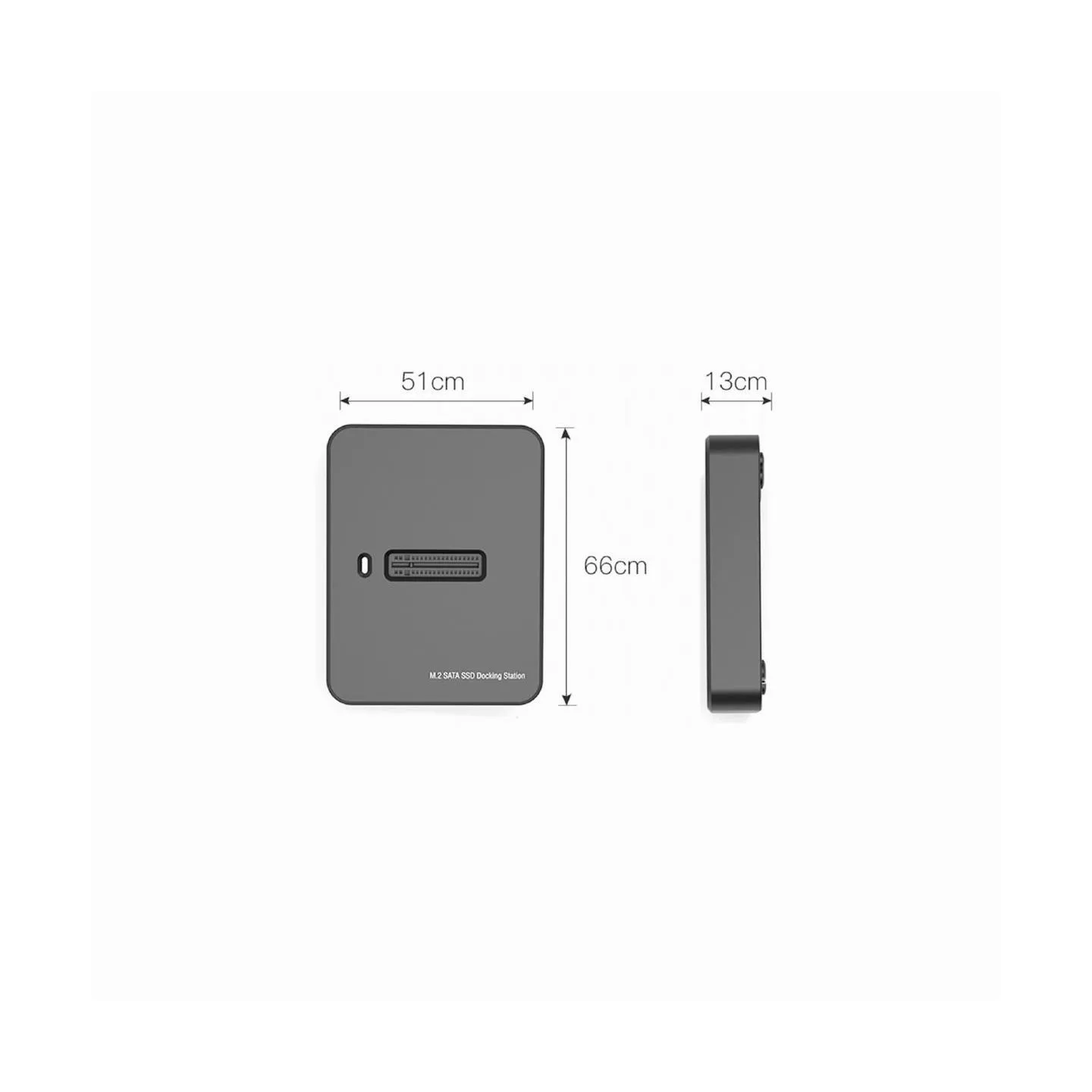 Gembird Docking station cesktop USB-C M.2 SATA NVME