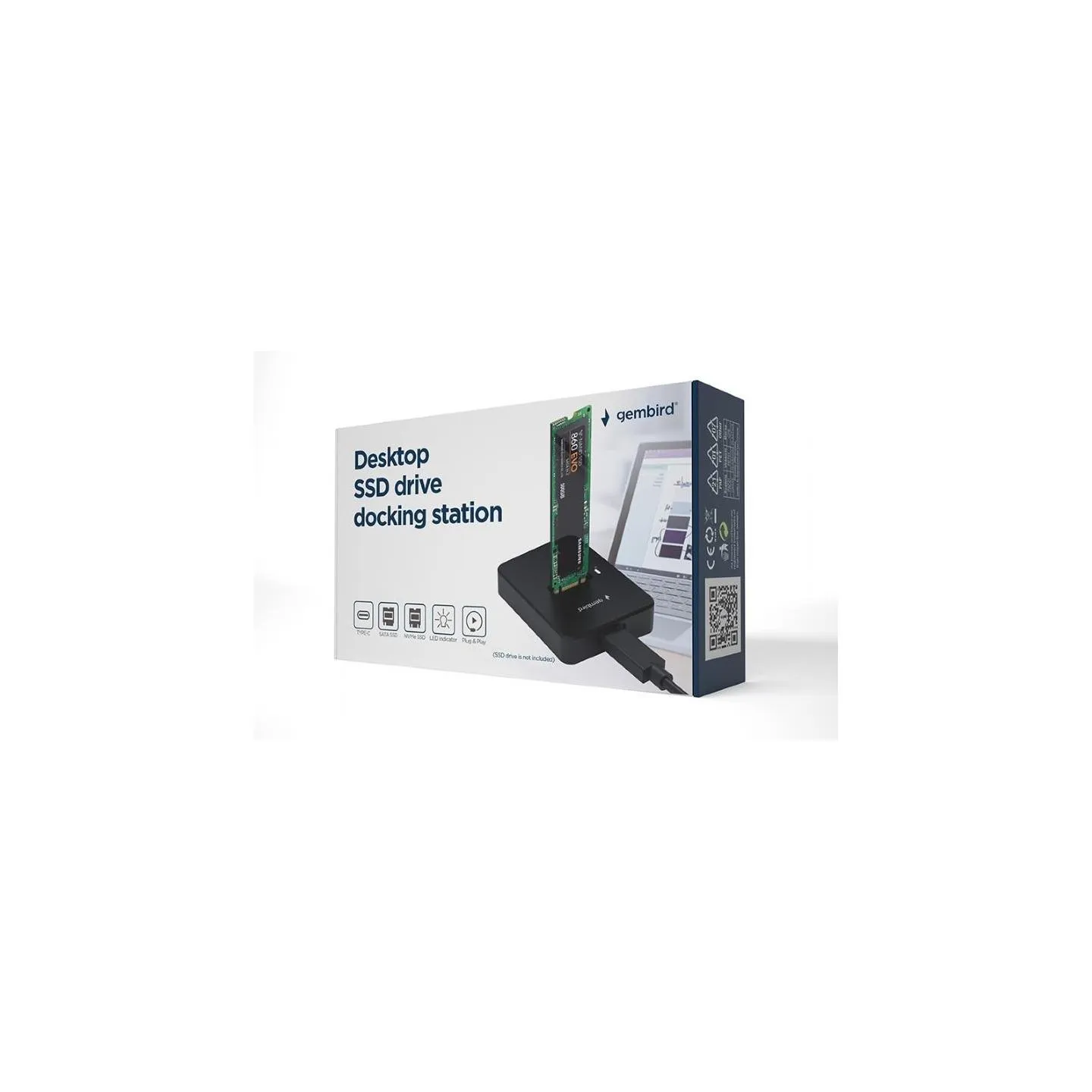 Gembird SSD ACC DOCK STATION USB-C M.2/DD-U3M2 GEMBIRD
