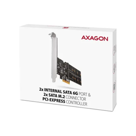 Axagon SSD ACC I/O CONTROLLER PCIE/SATA M.2 PCES-SA4M2 AXAGON