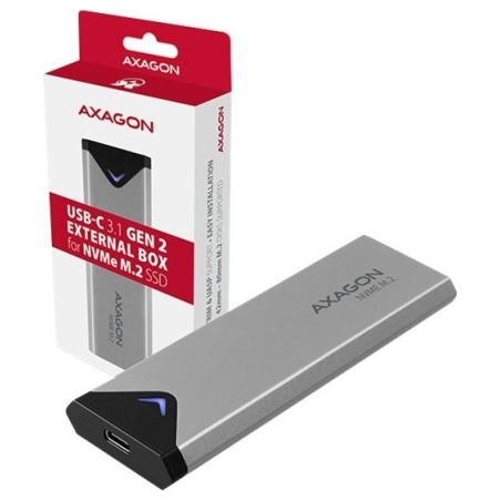 Axagon EEM2-UG2 USB-C 3.1 Gen 2 - M.2 NVMe SSD 42-80mm box