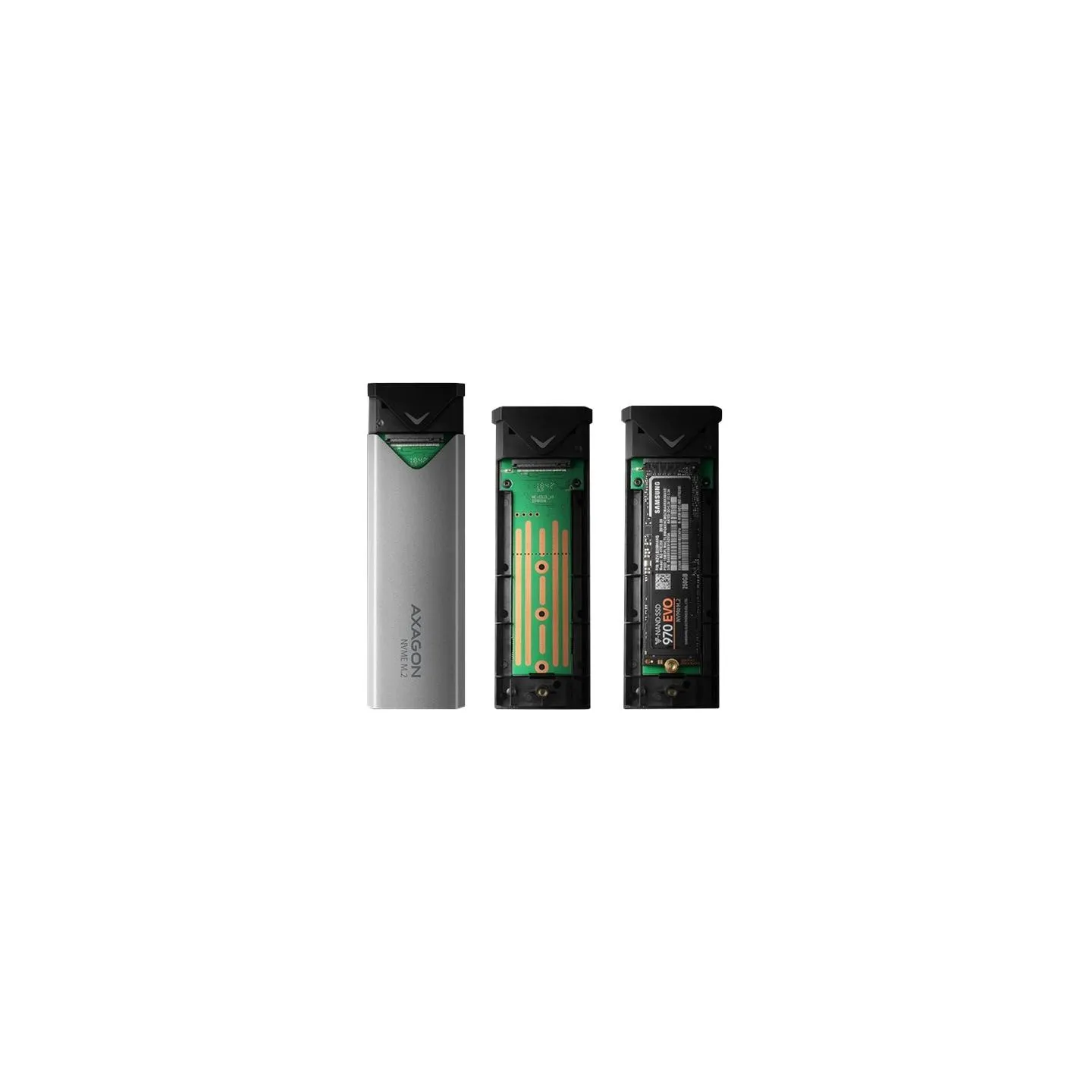 Axagon Box EEM2-UG2 USB-C 3.2 Gen 2 - M.2 NVMe SSD 42-80mm