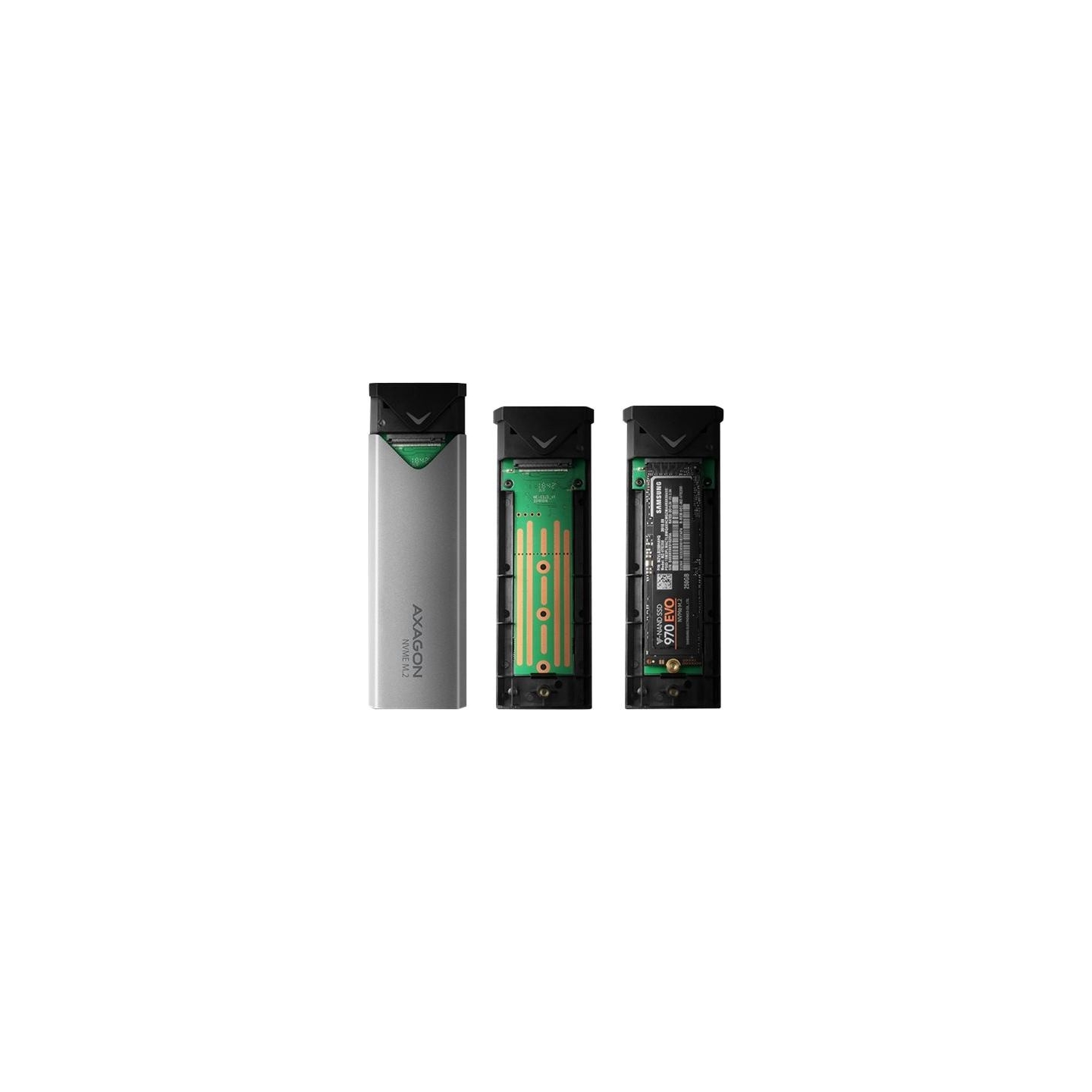 Axagon EEM2-UG2 USB-C 3.1 Gen 2 - M.2 NVMe SSD 42-80mm box