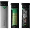 Axagon EEM2-UG2 USB-C 3.1 Gen 2 - M.2 NVMe SSD 42-80mm box