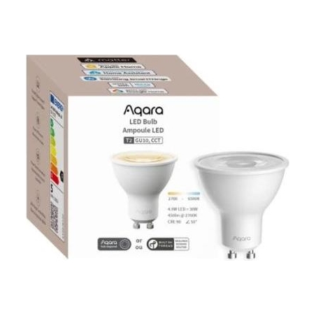 Aqara Smart Light Bulb|AQARA|Power consumption 4.9 Watts|Luminous flux 450 Lumen|6500 K|ZigBee|LB-L03E