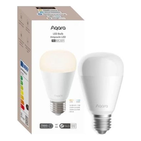 Aqara Smart Light Bulb|AQARA|Power consumption 10.5 Watts|Luminous flux 950 Lumen|6500 K|ZigBee|LB-L02E