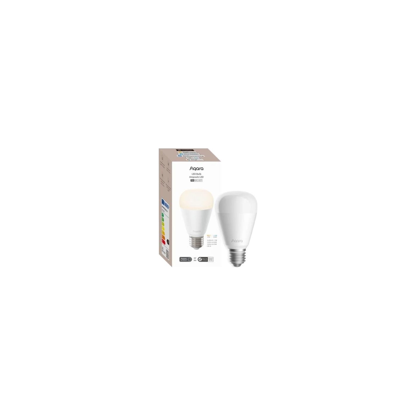 Aqara Smart Light Bulb|AQARA|Power consumption 10.5 Watts|Luminous flux 950 Lumen|6500 K|ZigBee|LB-L02E