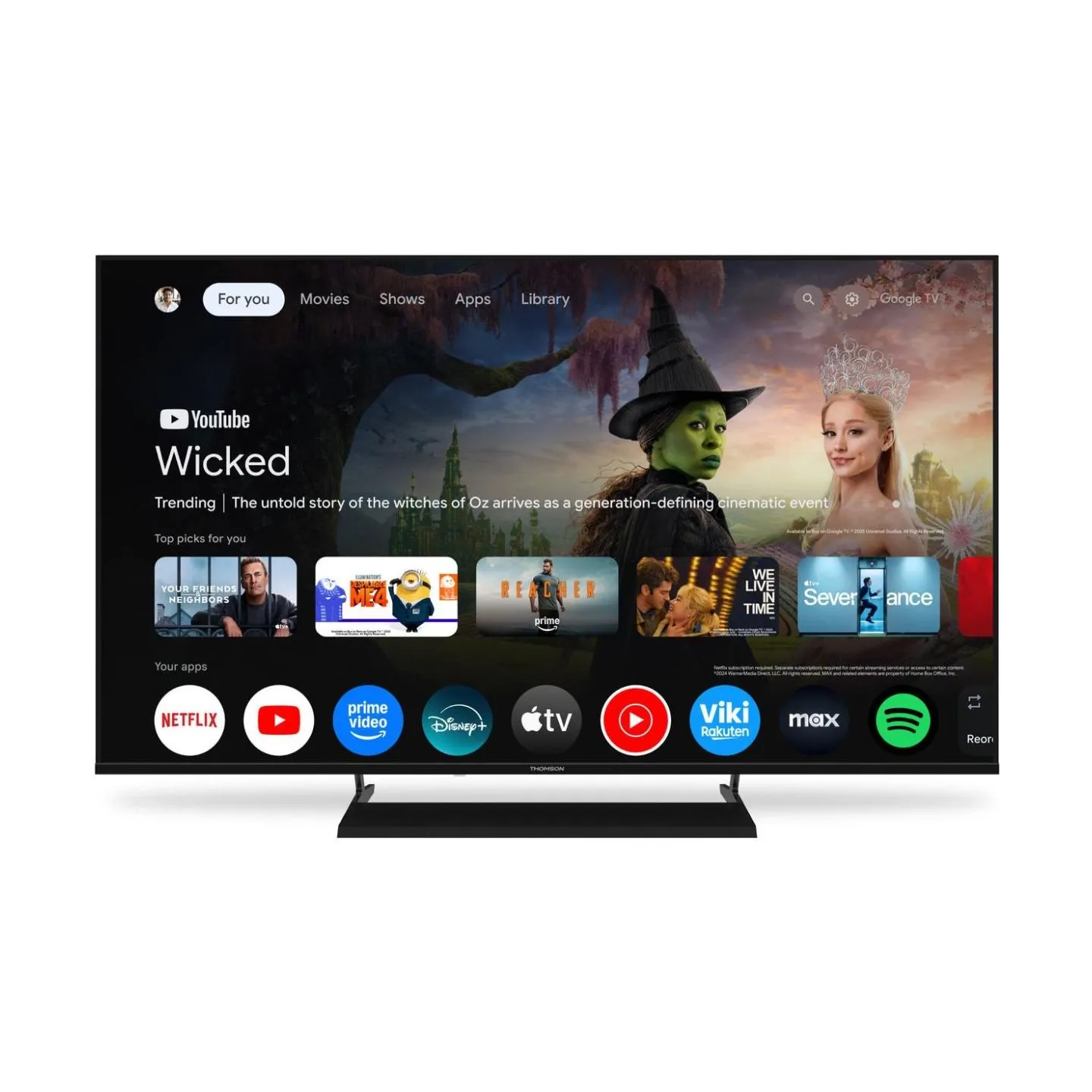 Thomson TV Set|THOMSON|55 "|4K Ultra HD|3840 x 2160 pixels|Flat|16:9|LED|55UG5X15