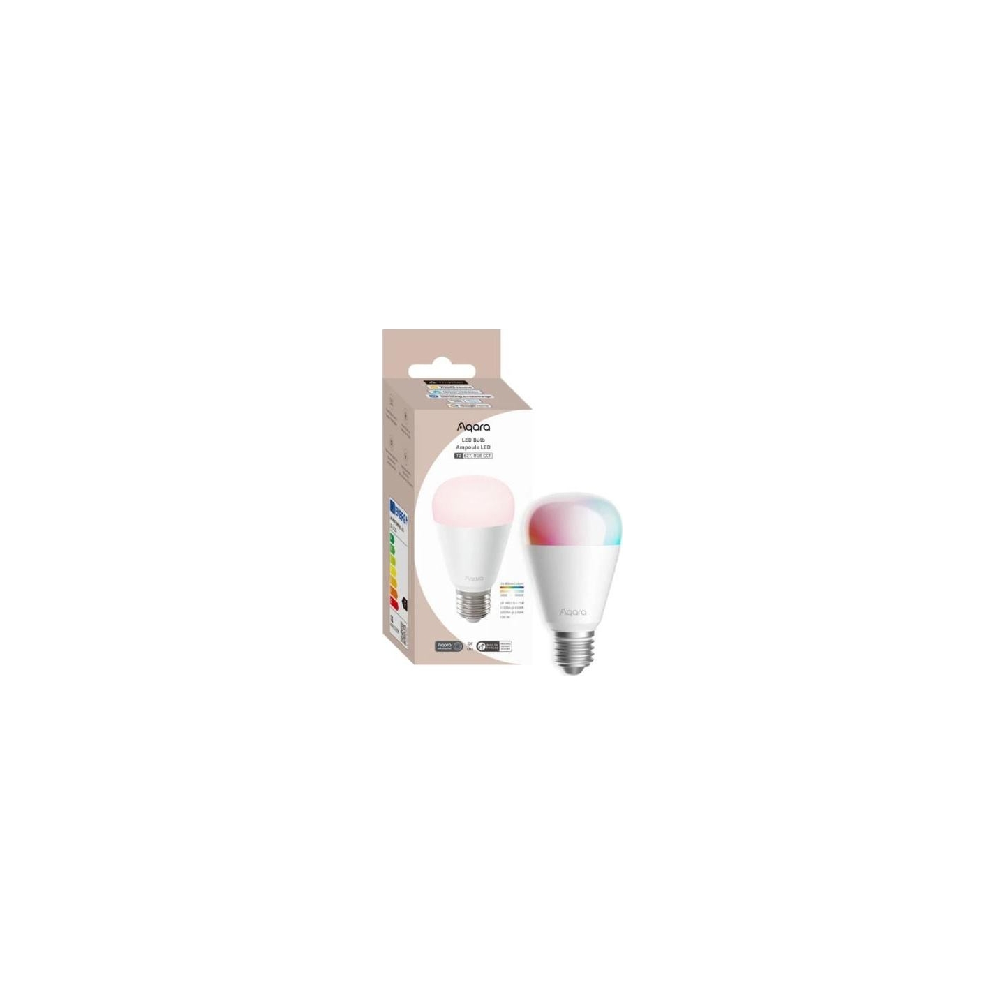 Aqara Smart Light Bulb|AQARA|Power consumption 10.5 Watts|Luminous flux 950 Lumen|9000 K|Bluetooth/ZigBee|LB-L02D