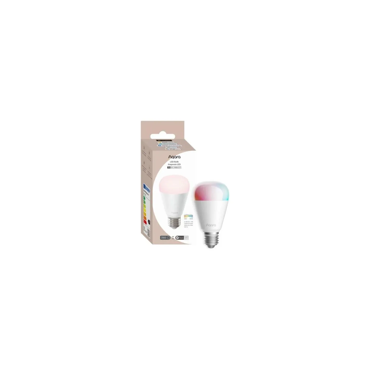Aqara Smart Light Bulb|AQARA|Power consumption 10.5 Watts|Luminous flux 950 Lumen|9000 K|Bluetooth/ZigBee|LB-L02D