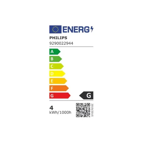 Philips Smart Light Bulb|PHILIPS|Power consumption 4 Watts|Luminous flux 470 Lumen|6500 K|220V-240V|Bluetooth|929002294404