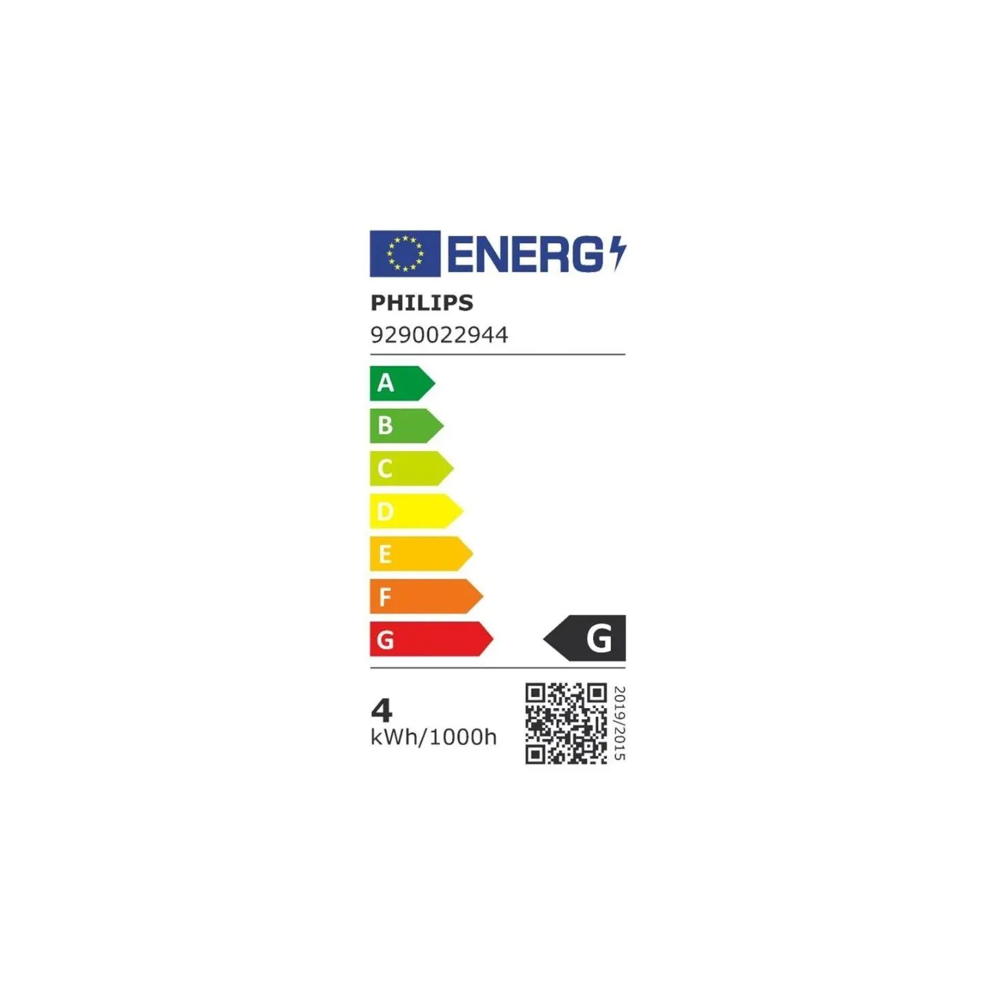 Philips Smart Light Bulb|PHILIPS|Power consumption 4 Watts|Luminous flux 470 Lumen|6500 K|220V-240V|Bluetooth|929002294404