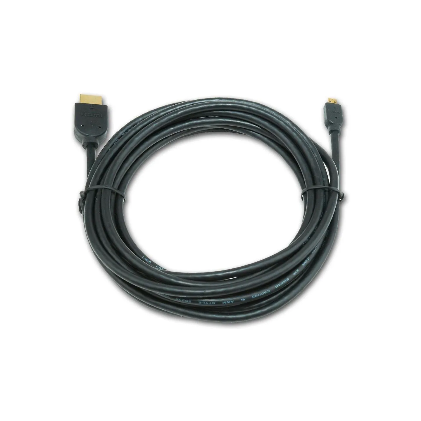 Gembird CABLE HDMI-MICRO HDMI 3M V.2.0/BLK CC-HDMID-10 GEMBIRD