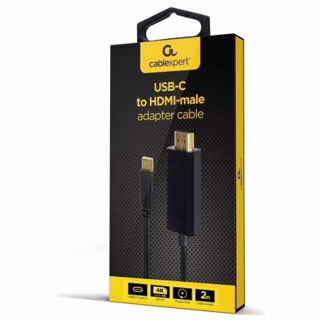 Gembird CABLE USB-C TO HDMI 2M/A-CM-HDMIM-02 GEMBIRD