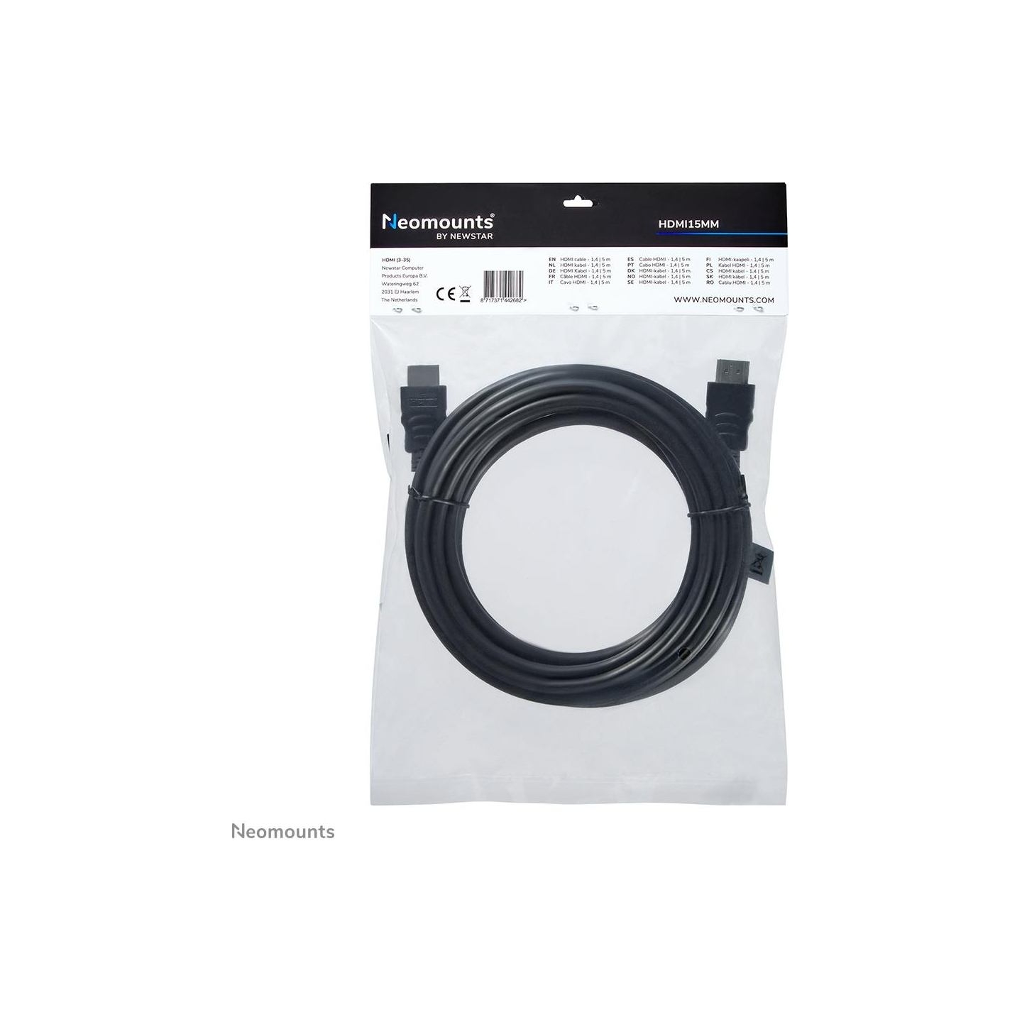 Neomounts HDMI CABLE - 5 METRES