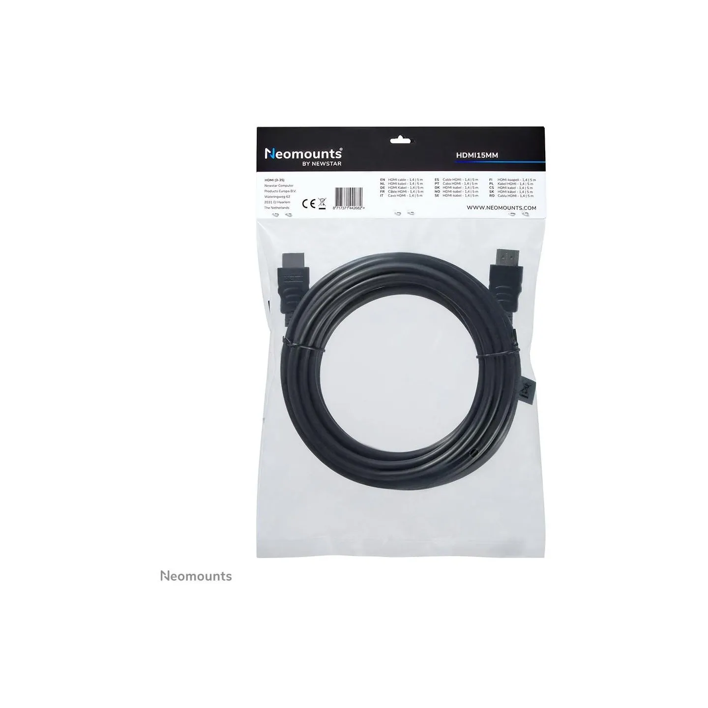 Neomounts HDMI CABLE - 5 METRES
