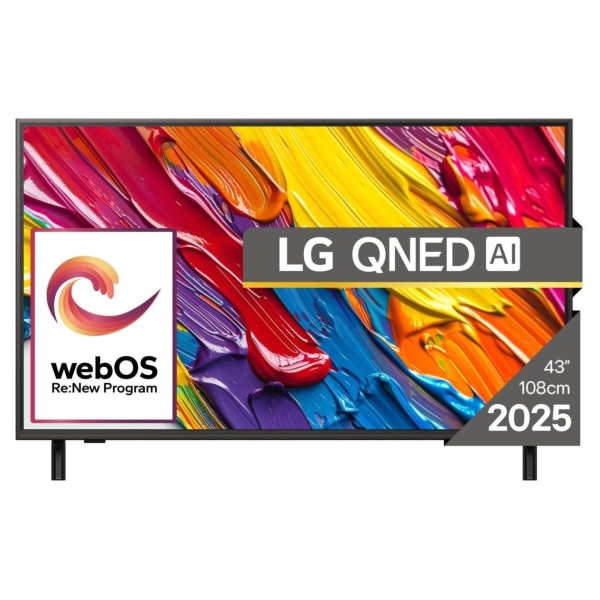 LG TV Set|LG|43 "|4K Ultra HD|3840 x 2160 pixels|Flat|16:9|QNED|43QNED84A3C