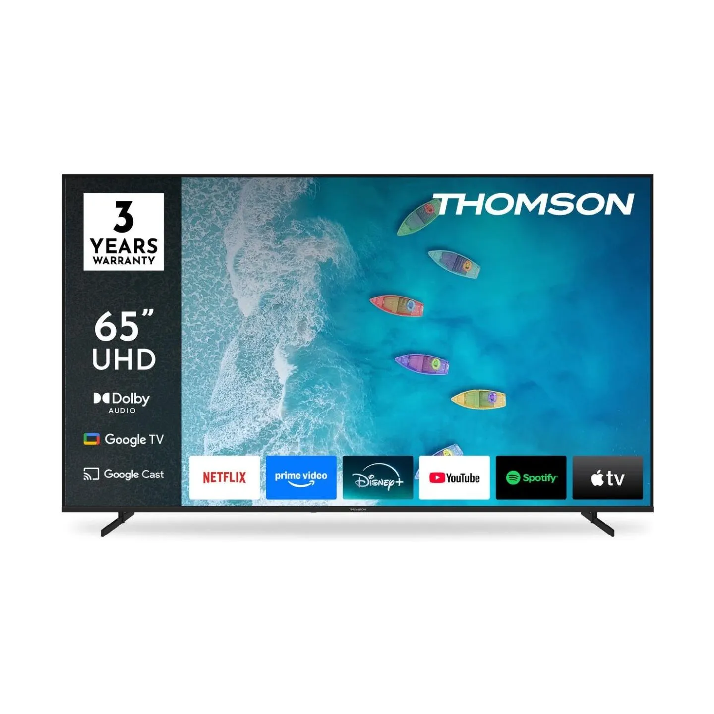 Thomson TV Set|THOMSON|65 "|4K Ultra HD|3840 x 2160 pixels|Flat|16:9|LED|65UG4S15