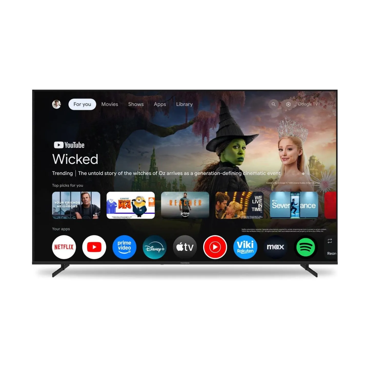 Thomson TV Set|THOMSON|65 "|4K Ultra HD|3840 x 2160 pixels|Flat|16:9|LED|65UG4S15