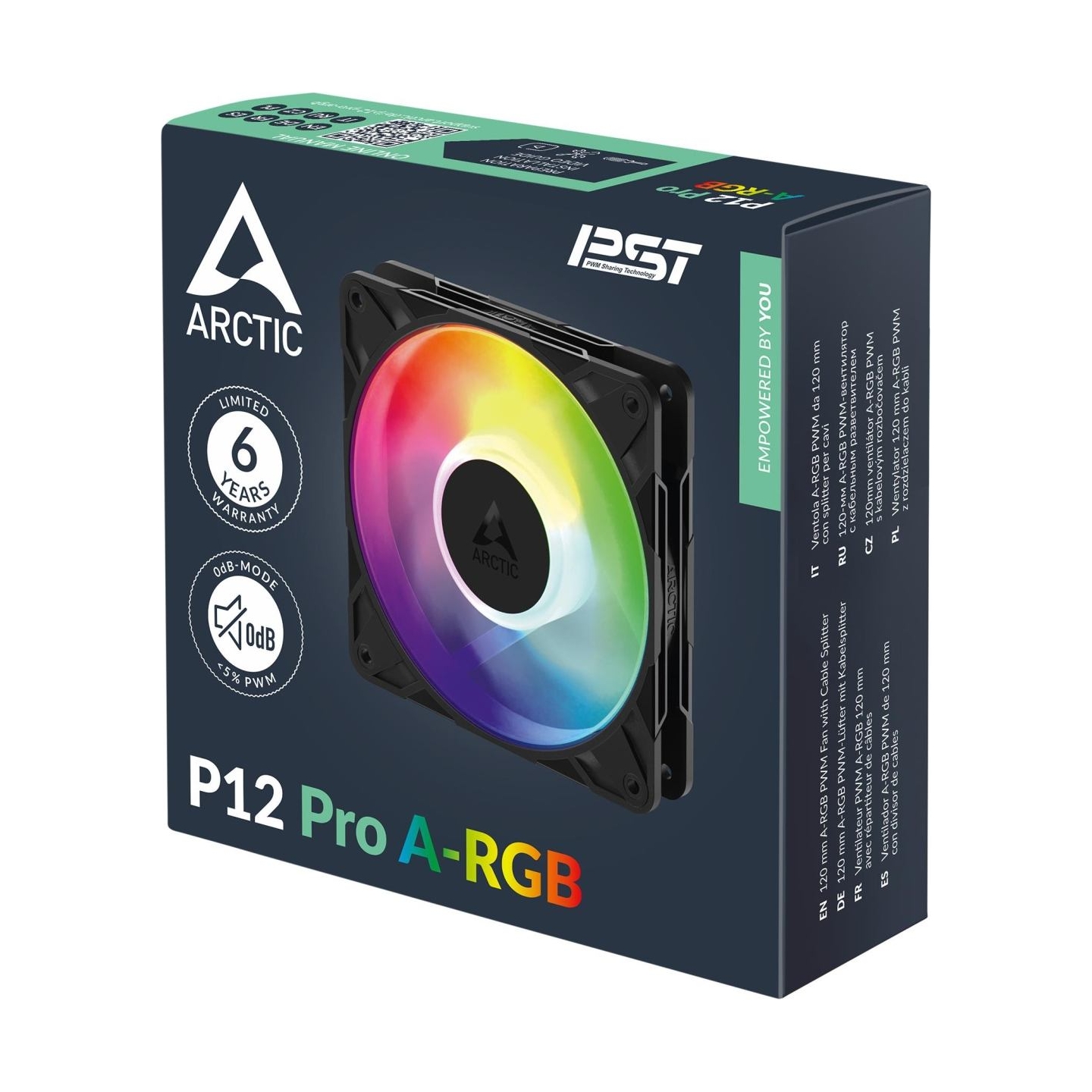 Arctic CASE FAN 120MM P12 PRO A-RGB/ACFAN00309A ARCTIC