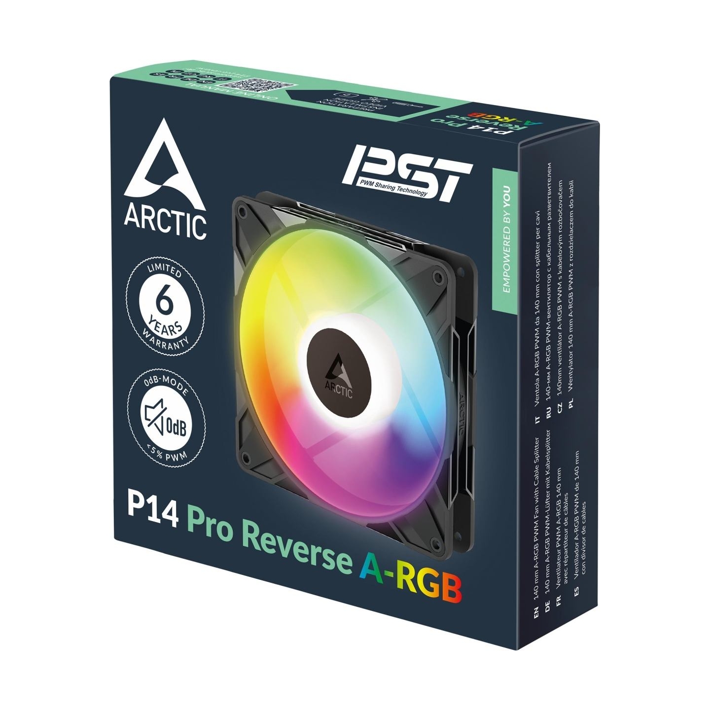 Arctic CASE FAN 140MM P14 PRO REVERSE/A-RGB ACFAN00323A ARCTIC
