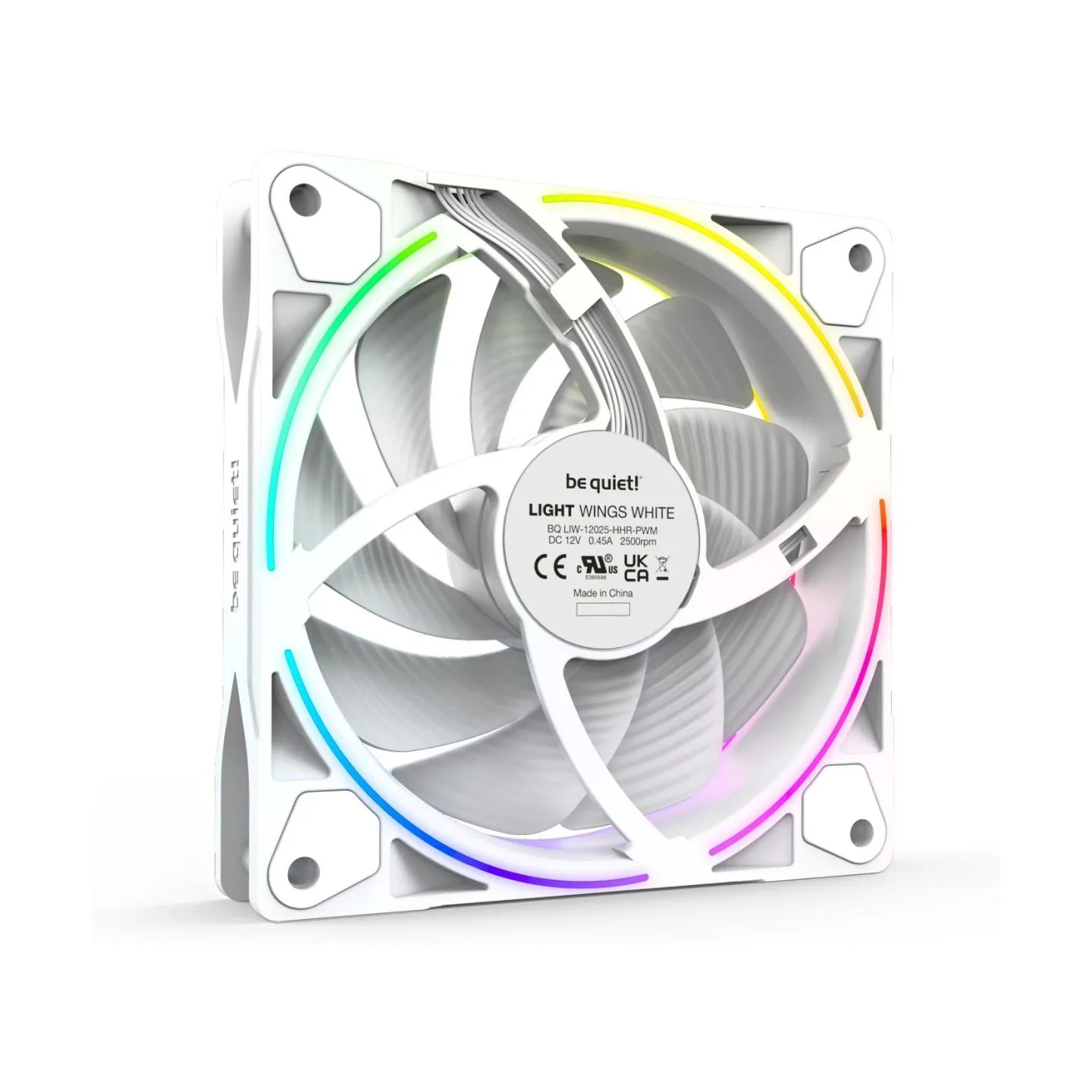 Be Quiet CASE FAN 120MM LIGHT WINGS PWM/WHITE HIGH-SP. BL101 BE QUIET