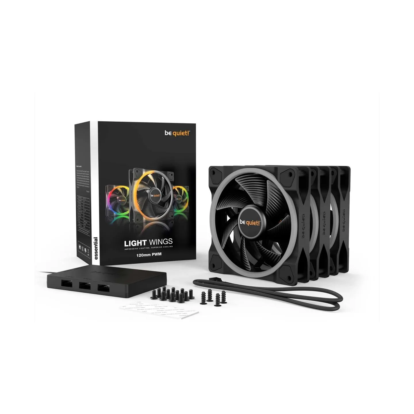 Be Quiet CASE FAN 120MM LIGHT WINGS/TRIPLE-PACK BL076 BE QUIET