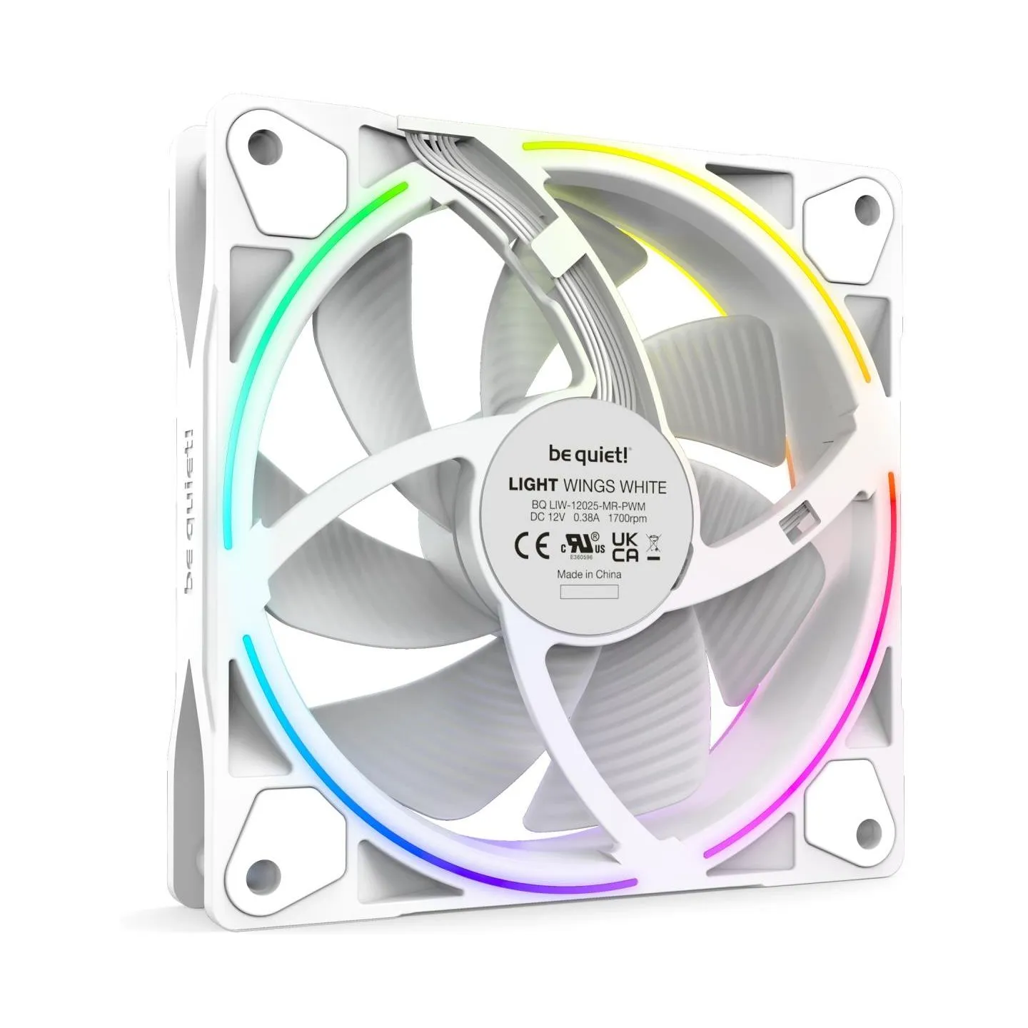 Be Quiet CASE FAN 120MM LIGHT WINGS PWM/WHITE PWMBL100 BE QUIET