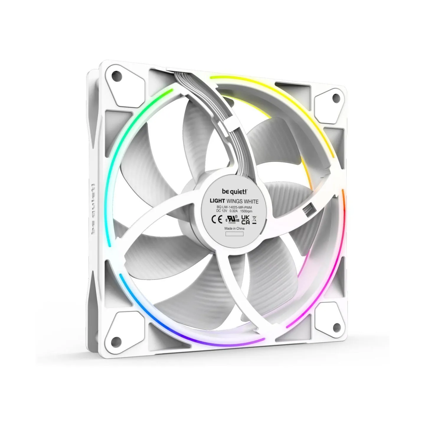 Be Quiet CASE FAN 140MM LIGHT WINGS PWM/WHITE BL102 BE QUIET