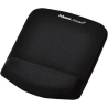 Fellowes | Mouse pad with wrist support PlushTouch | Mouse pad with wrist pillow | 238 x 184 x 25.4 mm | Black