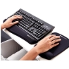 Fellowes | Mouse pad with wrist support PlushTouch | Mouse pad with wrist pillow | 238 x 184 x 25.4 mm | Black