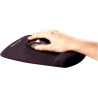 Fellowes | Mouse pad with wrist support PlushTouch | Mouse pad with wrist pillow | 238 x 184 x 25.4 mm | Black