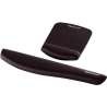 Fellowes | Mouse pad with wrist support PlushTouch | Mouse pad with wrist pillow | 238 x 184 x 25.4 mm | Black
