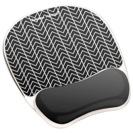 Fellowes MOUSE PAD PHOTO GEL/CHEVRON 9653401 FELLOWES