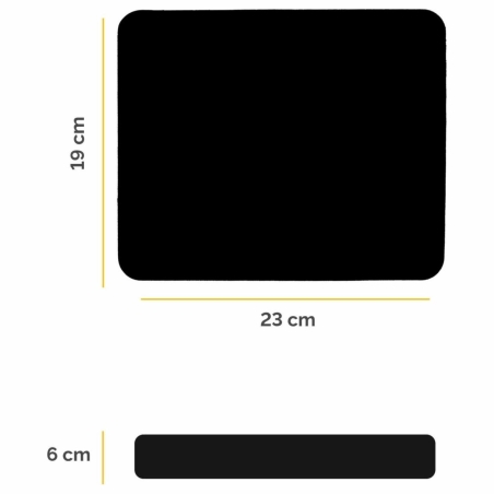 Fellowes MOUSE PAD BASIC/BLACK 29704 FELLOWES