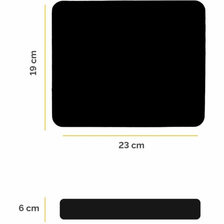 Fellowes MOUSE PAD BASIC/BLACK 29704 FELLOWES