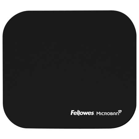 Fellowes MOUSE PAD MICROBAN/BLACK 5933907 FELLOWES