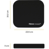 Fellowes MOUSE PAD MICROBAN/BLACK 5933907 FELLOWES