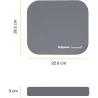 Fellowes MOUSE PAD MICROBAN/SILVER 5934005 FELLOWES