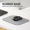 Fellowes MOUSE PAD MICROBAN/SILVER 5934005 FELLOWES