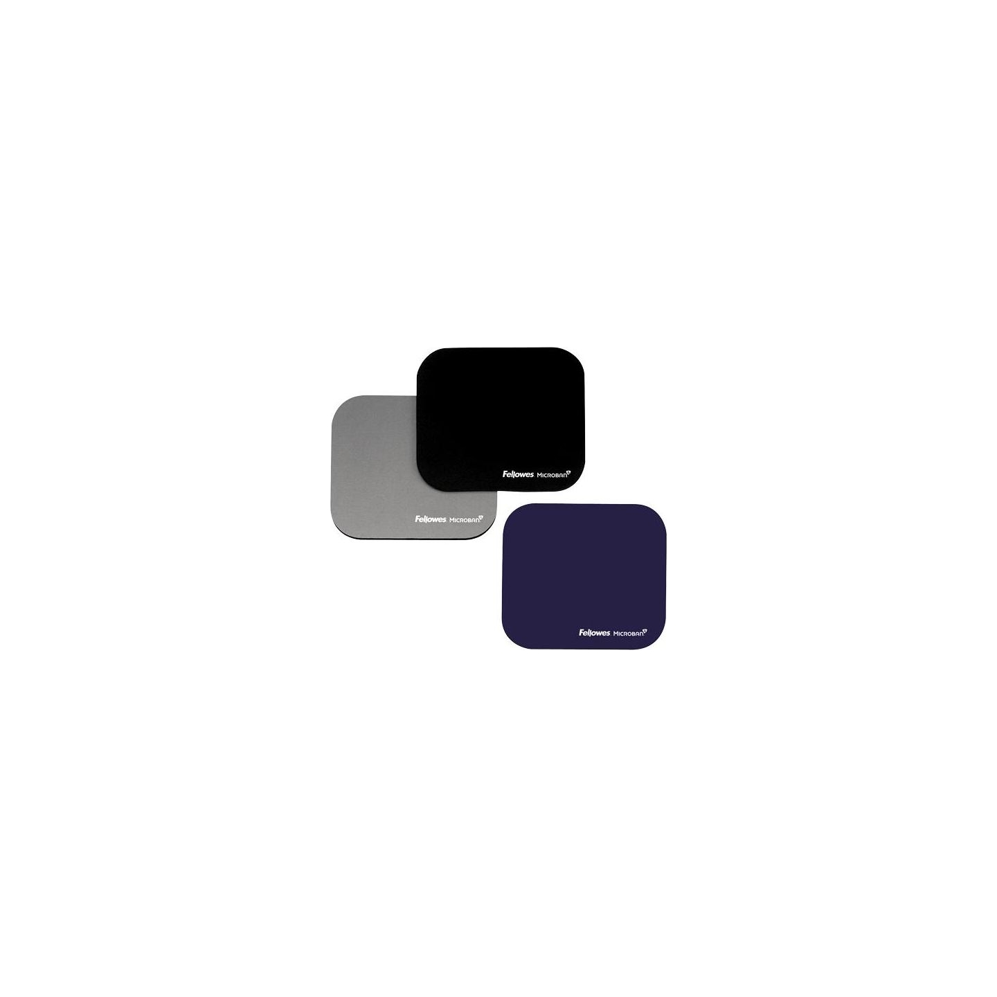 Fellowes MOUSE PAD MICROBAN/SILVER 5934005 FELLOWES
