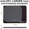Fellowes XL Mousepad | Breyta | 280 x 210 x 2.5 mm | Black