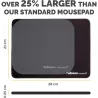 Fellowes XL Mousepad | Breyta | 280 x 210 x 2.5 mm | Black