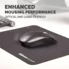 Fellowes XL Mousepad | Breyta | 280 x 210 x 2.5 mm | Black