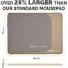 Fellowes XL Mousepad | Breyta | 280 x 210 x 2.5 mm | Sand