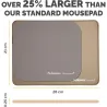 Fellowes XL Mousepad | Breyta | 280 x 210 x 2.5 mm | Sand