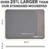 Fellowes XL Mousepad | Breyta | 280 x 210 x 2.5 mm | Grey