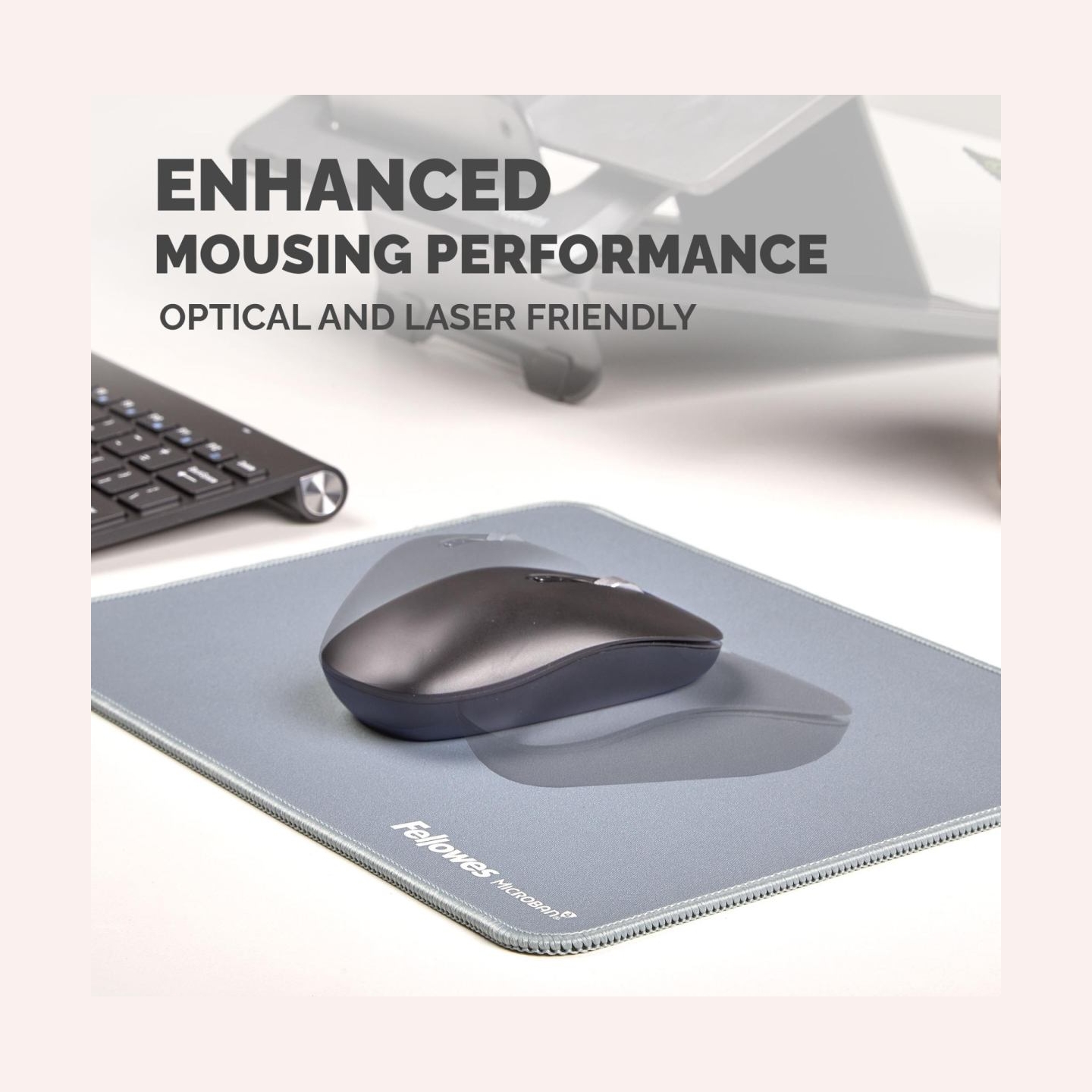 Fellowes XL Mousepad | Breyta | 280 x 210 x 2.5 mm | Marine