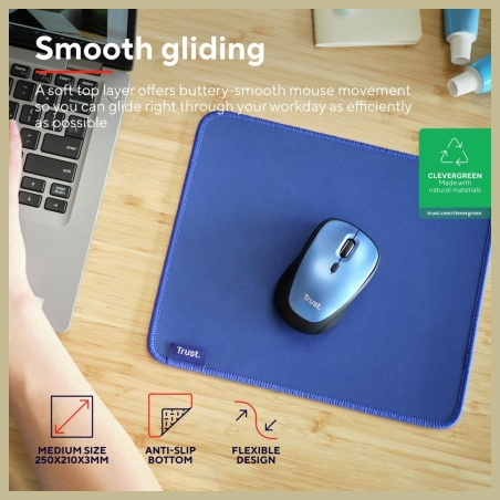 Trust MOUSE PAD BOYE ECO/BLUE 24744 TRUST