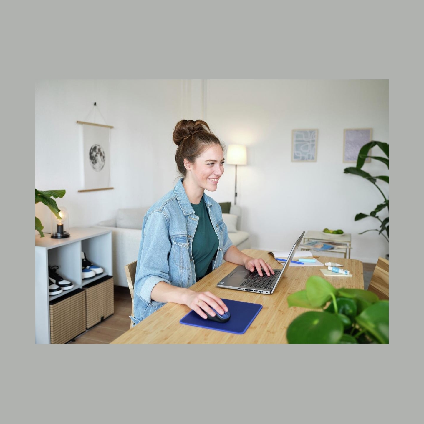 Trust MOUSE PAD BOYE ECO/BLUE 24744 TRUST