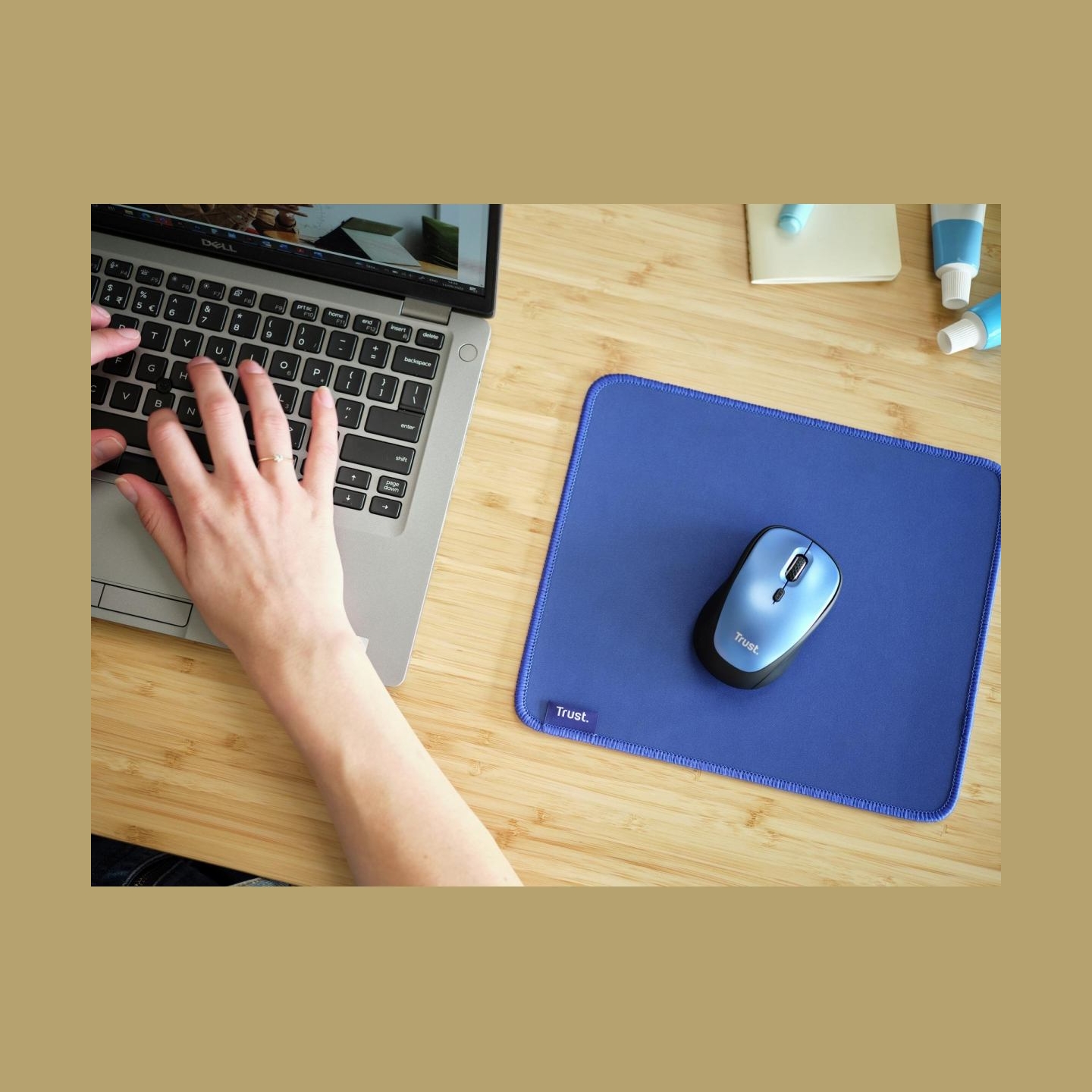 Trust MOUSE PAD BOYE ECO/BLUE 24744 TRUST